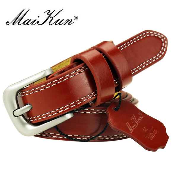 Top Quality Genuine Leather Belts for Women Cummerbund Luxury Female Belt Decorative Simple Waist Belt Candy Color Drop Shipping