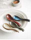 Japanese Tableware Kiln Rice Spoon Soup Spoon Porridge Spoon Household Creative Restaurant Spoons