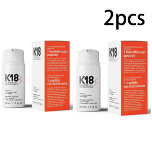 K18 50ml Leave-In Molecular Repair Hair Mask Damage Restore Soft hair Deep Repair Keratin & Scalp Treatment Hair Care Condition