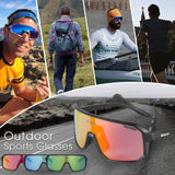 SCVCN Mountain Driving Glasses Cycling Sunglasses UV400 Women Sports Running Eyewear Men Road Bicycle Glasses Bike Goggles