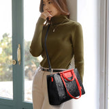 Luxury Designer Handbags 2023 Women's Large Capacity Letter Imprint Design Shoulder Bag Contrast Colored Ladies Crossbody Bags