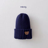 Soft Warm Baby Beanies Knitted Hats For Toddler Children Bear Embroidery Kids Boys Girls Autumn Winter Caps 11 Colors