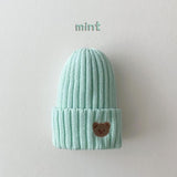 Soft Warm Baby Beanies Knitted Hats For Toddler Children Bear Embroidery Kids Boys Girls Autumn Winter Caps 11 Colors