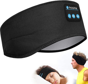 Thin Summer Sleep Headphones Bluetooth Mask Wireless Sports Headband with Speakers for Workout Jogging Yoga Insomnia Travel - Boom Boom London