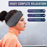 Thin Summer Sleep Headphones Bluetooth Mask Wireless Sports Headband with Speakers for Workout Jogging Yoga Insomnia Travel - Boom Boom London