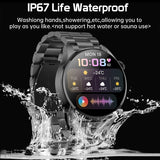 LIGE New Bluetooth Call Smart Watch Men Full Touch Sport Fitness Watches Waterproof Heart Rate Steel Band Smartwatch Android iOS - Boom Boom London