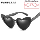 WarBLade New Children Sunglasses Kids Polarized Sun Glasses LOVE Heart Boys Girls Glasses Baby Flexible Safety Frame Eyewear - Boom Boom London