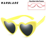 WarBLade New Children Sunglasses Kids Polarized Sun Glasses LOVE Heart Boys Girls Glasses Baby Flexible Safety Frame Eyewear - Boom Boom London