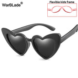 WarBLade New Children Sunglasses Kids Polarized Sun Glasses LOVE Heart Boys Girls Glasses Baby Flexible Safety Frame Eyewear - Boom Boom London