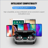 F9 TWS Wireless Bluetooth Earphone Headphone Sport Touch Mini Earbuds Stereo Bass Headset with 2000mAh Charging Case Power Bank - Boom Boom London