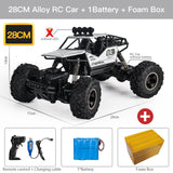 ZWN 1:12 / 1:16 4WD RC Car With Led Lights 2.4G Radio Remote Control Cars Buggy Off-Road Control Trucks Boys Toys for Children - Boom Boom London