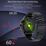 LIGE New Bluetooth Call Smart Watch Men Full Touch Sport Fitness Watches Waterproof Heart Rate Steel Band Smartwatch Android iOS - Boom Boom London