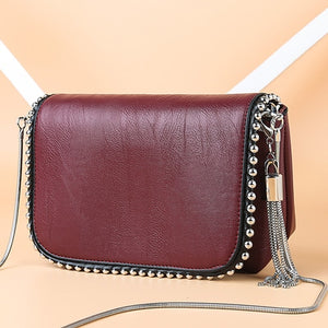 REPRCLA New Brand Women Shoulder Bag Small Crossbody Messenger Bags Chain Luxury Handbag Ladies Purse with Tassel - Boom Boom London