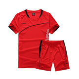 Kids Football Kits Sports Suit Boy's Jerseys Team Uniforms Soccer Training Sets Running Clothes Suits for Children Twins - Boom Boom London