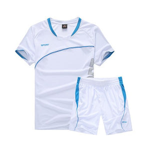 Kids Football Kits Sports Suit Boy's Jerseys Team Uniforms Soccer Training Sets Running Clothes Suits for Children Twins - Boom Boom London