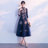 Sexy Chinese Style Dress Womens Slim Party Evening Long Cheongsam Marriage Gown Luxury Wedding Qipao Fashion Clothes Vestido - Boom Boom London