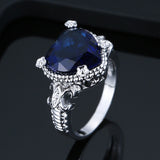 UMODE Crystal Heart Ring Ladies Charm Zircon Wedding Rings Femme Fashion Jewelry Girls Luxury Engagement Party Gifts UR0591 - Boom Boom London