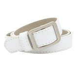 Square Buckle Women Belt Simple Vintage Students Waistband Adjust Fashion Casual No-hole Cummerbunds - Boom Boom London