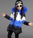 New Girls Warm Winter Coat Artificial Fur Fashion Kids Hooded Jacket Coat for Girl Outerwear Girls Clothes 3-12 Years - Boom Boom London