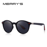 MERRYS DESIGN Men Women Classic Retro Rivet Polarized Sunglasses TR90 Legs Lighter Design Oval Frame UV400 Protection S8126 - Boom Boom London