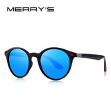 MERRYS DESIGN Men Women Classic Retro Rivet Polarized Sunglasses TR90 Legs Lighter Design Oval Frame UV400 Protection S8126 - Boom Boom London