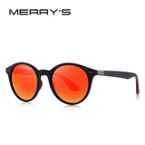 MERRYS DESIGN Men Women Classic Retro Rivet Polarized Sunglasses TR90 Legs Lighter Design Oval Frame UV400 Protection S8126 - Boom Boom London