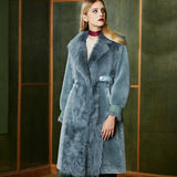 Natural Fur Coat Female Wool Jacket Autumn Winter Coat Women Clothes 2019 Double-faced Fur Luxury Warm Long Tops ZT4793 - Boom Boom London