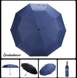 Genuine Brand 125cm Big Automatic Quality Double Layer Umbrella Rain Women 3Fold Windproof Large Outdoor Umbrella Men Woman - Boom Boom London