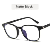 KOTTDO Retro Mens Glasses Frame Fashion Computer Eyeglasses Frame Women Anti-blue Light Transparent Clear Pink Plastic Frame - Boom Boom London