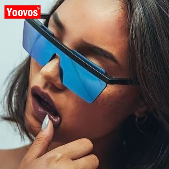 Yoovos Square Sunglasses Women 2019 Luxury Vintage Brand Design Sunglasses Men Street Beat Fashion Oculos De Sol Gafas UV400 - Boom Boom London