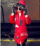 New Girls Warm Winter Coat Artificial Fur Fashion Kids Hooded Jacket Coat for Girl Outerwear Girls Clothes 3-12 Years - Boom Boom London