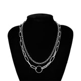 Punk Miami Cuban Choker Necklace Collar Statement Hip Hop Big Chunky Aluminum Gold Color Thick Chain Necklace Women Jewelry - Boom Boom London