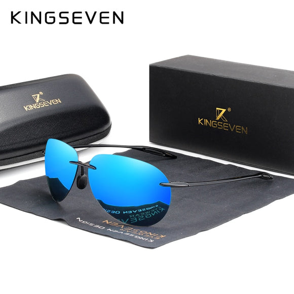 KINGSEVEN 2020 Ultralight TR90 Rimless Sunglasses Men High Quality Frameless Sun Glasses For Women Oculos Feminino - Boom Boom London