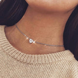 Bohemian Moon Star Crystal Heart Choker Necklace for Women Necklace Pendant on neck Chocker Necklace Jewelry Gift - Boom Boom London