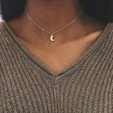 Bohemian Moon Star Crystal Heart Choker Necklace for Women Necklace Pendant on neck Chocker Necklace Jewelry Gift - Boom Boom London