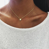 Bohemian Moon Star Crystal Heart Choker Necklace for Women Necklace Pendant on neck Chocker Necklace Jewelry Gift - Boom Boom London