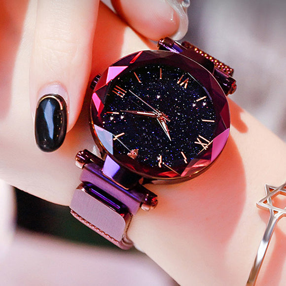 2020 Reloj Mujer Luxury Starry Sky Women Watches Magnetic Mesh Belt Band Watch Women's Fashion Dress Wristwatch Zegarek Damski - Boom Boom London