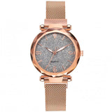 Rose Gold Women Watch 2020 Top Brand Luxury Magnetic Starry Sky Lady Wrist Watch Mesh Female Clock For Dropship relogio feminino - Boom Boom London