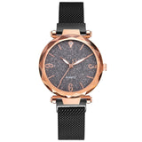 Rose Gold Women Watch 2020 Top Brand Luxury Magnetic Starry Sky Lady Wrist Watch Mesh Female Clock For Dropship relogio feminino - Boom Boom London