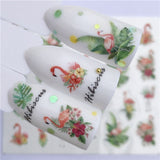 YZWLE Flower Series Nail Art Water Transfer Stickers Full Wraps Deer/Lavender Nail Tips DIY - Boom Boom London