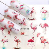 YZWLE Flower Series Nail Art Water Transfer Stickers Full Wraps Deer/Lavender Nail Tips DIY - Boom Boom London