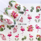 YZWLE Flower Series Nail Art Water Transfer Stickers Full Wraps Deer/Lavender Nail Tips DIY - Boom Boom London