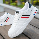 New 2020 Men Casual Shoes Men Leather Flat Shoes Lace-up Low Top Sneakers Breathable Male Shoes Fashion Sneskers Tenis Masculino - Boom Boom London