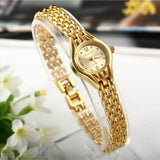 Women Bracelet Watch Mujer Golden Relojes Small Dial Quartz leisure Watch Popular Wristwatch Hour female ladies elegant watches - Boom Boom London