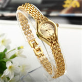 Women Bracelet Watch Mujer Golden Relojes Small Dial Quartz leisure Watch Popular Wristwatch Hour female ladies elegant watches - Boom Boom London