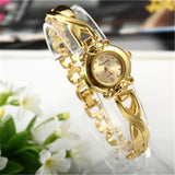 Women Bracelet Watch Mujer Golden Relojes Small Dial Quartz leisure Watch Popular Wristwatch Hour female ladies elegant watches - Boom Boom London