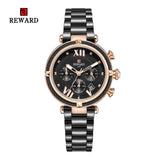 REWARD Luxury Fashion Women Watches Waterproof Casual Quartz Ladys Watch for Woman Dress Ladies Wristwatches Relogio Feminino - Boom Boom London