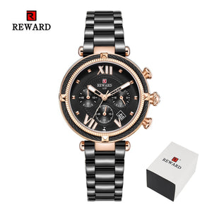 REWARD Luxury Fashion Women Watches Waterproof Casual Quartz Ladys Watch for Woman Dress Ladies Wristwatches Relogio Feminino - Boom Boom London