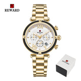 REWARD Luxury Fashion Women Watches Waterproof Casual Quartz Ladys Watch for Woman Dress Ladies Wristwatches Relogio Feminino - Boom Boom London