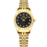 CHENXI Brand Top Luxury Ladies Gold Watch Women Golden Clock Female Women Dress Rhinestone Quartz Waterproof Watches Feminine - Boom Boom London